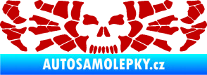 Samolepka Pavouk 017 smrťák tmavě červená