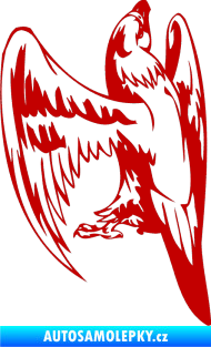 Samolepka Predators 018 levá tmavě červená