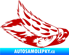 Samolepka Predators 022 pravá tmavě červená