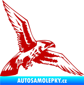 Samolepka Predators 026 pravá tmavě červená
