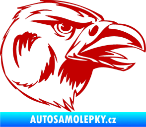 Samolepka Predators 037 pravá tmavě červená