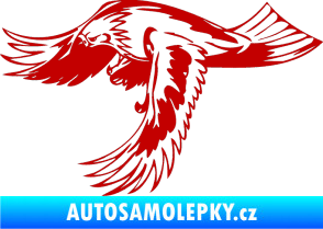 Samolepka Predators 048 levá tmavě červená