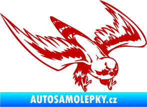 Samolepka Predators 056 pravá tmavě červená