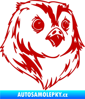 Samolepka Predators 076 pravá tmavě červená