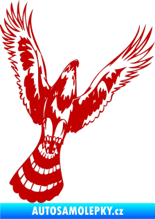 Samolepka Predators 078 pravá tmavě červená