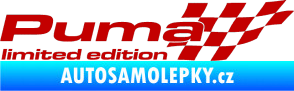 Samolepka Puma limited edition pravá tmavě červená