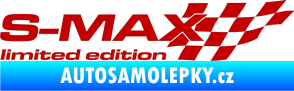 Samolepka S-MAX limited edition pravá tmavě červená
