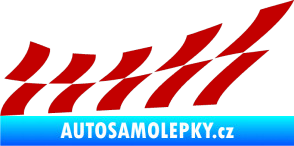 Samolepka Šachovnice 029 tmavě červená