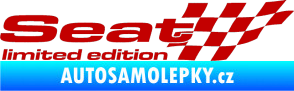 Samolepka Seat limited edition pravá tmavě červená