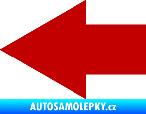 Samolepka Šipka 001 levá ikonka tmavě červená