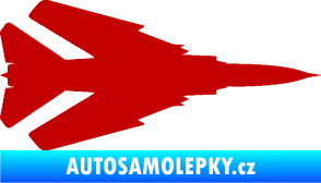 Samolepka Stíhací letoun 007 pravá MIG tmavě červená