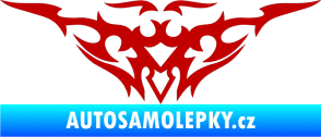 Samolepka Tetování 002 tmavě červená