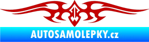 Samolepka Tetování 018 tmavě červená