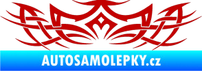 Samolepka Tetování 027 tmavě červená