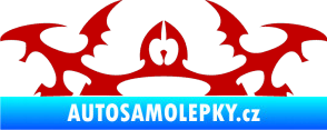 Samolepka Tetování 050 tmavě červená