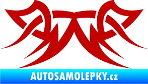 Samolepka Tetování 064 tmavě červená