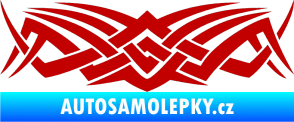 Samolepka Tetování 076 tmavě červená