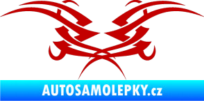 Samolepka Tetování 082 tmavě červená