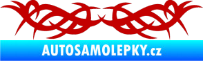 Samolepka Tetování 109 tmavě červená