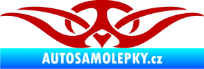 Samolepka Tetování 128 tmavě červená