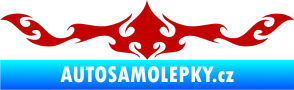 Samolepka Tetování 132 tmavě červená