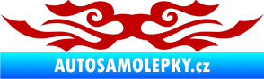 Samolepka Tetování 134 tmavě červená