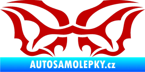 Samolepka Tetování 138 tmavě červená