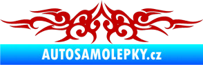 Samolepka Tetování 143 tmavě červená