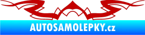 Samolepka Tetování 145 tmavě červená