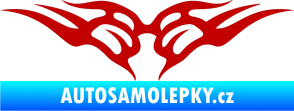 Samolepka Tetování 146 tmavě červená