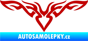Samolepka Tetování 147 tmavě červená