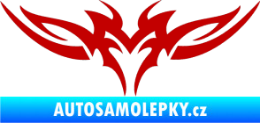 Samolepka Tetování 150 tmavě červená