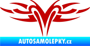 Samolepka Tetování 151 tmavě červená