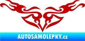 Samolepka Tetování 153 tmavě červená