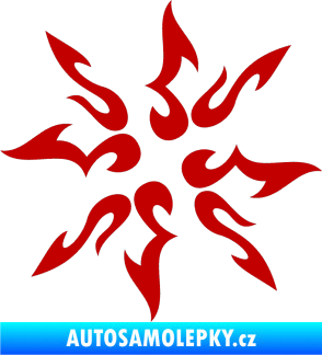 Samolepka Tetování 159 tmavě červená