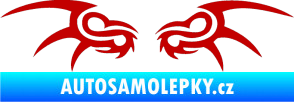 Samolepka Tetování 181 tmavě červená