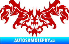Samolepka Tetování 193 tmavě červená