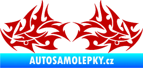 Samolepka Tetování 198 tmavě červená