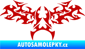 Samolepka Tetování 201 tmavě červená
