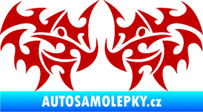 Samolepka Tetování 203 tmavě červená
