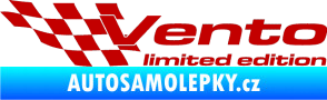 Samolepka Vento limited edition levá tmavě červená