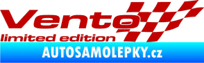 Samolepka Vento limited edition pravá tmavě červená