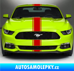 Samolepka Viper pruhy 1,5 cm + 13 cm + 1,5 cm tmavě červená