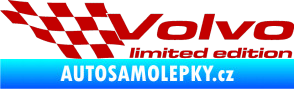 Samolepka Volvo limited edition levá tmavě červená