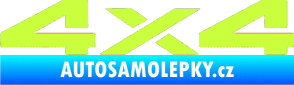 Samolepka 4x4 varianta 002 limetová