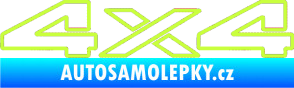 Samolepka 4x4 varianta 003 limetová
