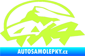 Samolepka 4x4 varianta 005 limetová