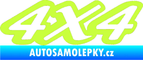 Samolepka 4x4 varianta 007 limetová