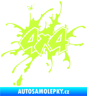 Samolepka 4x4 varianta 020 limetová