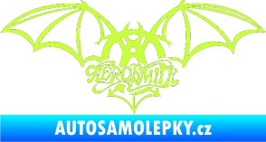 Samolepka Aerosmith 001 limetová